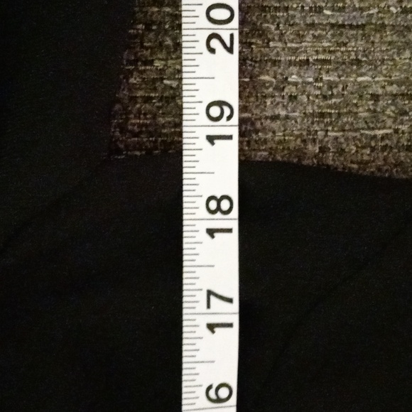 🆕️ 🖤LOFT🖤 - Black L/S Dress w/Sheer Polka Dot Ruffle Detail - Picture 15 of 16